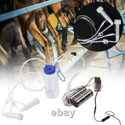 Portable 2l Farm Electric Milking Machine Goat Cow Milker Pump Bucket Tool