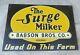 The Surge Milker Babson Bros Chicago Farm Antique Adv Signe Cow Dairy 16.25x11.25