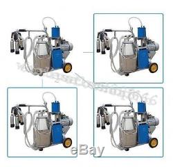 USA Grande Machine À Ordonner Électrique Milker Pour Farm Cow Milk 25l Piston Pump Easy