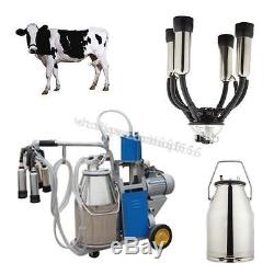 USA Grande Machine À Ordonner Électrique Milker Pour Farm Cow Milk 25l Piston Pump Easy