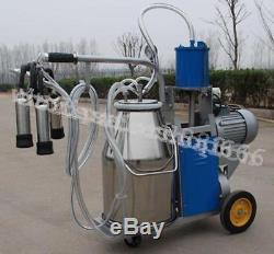 USA Grande Machine À Ordonner Électrique Milker Pour Farm Cow Milk 25l Piston Pump Easy