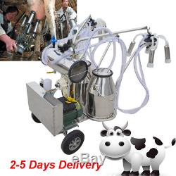 Vert Piston Milker Cows Double Tank Usine Directe -brand Nouveau + Extras Gratuit